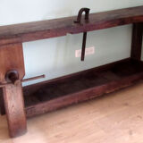 Workbench in oak, beech top