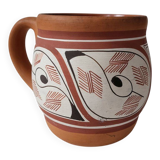 Studio Pottery Ceramic Pitcher Mug Signed