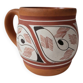 Studio Pottery Ceramic Pitcher Mug Signed