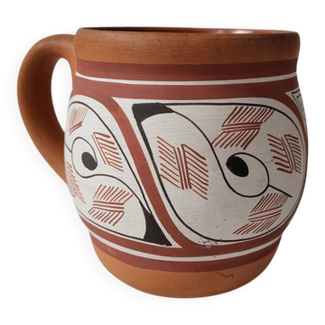 Pichet en céramique de poterie de studio signé