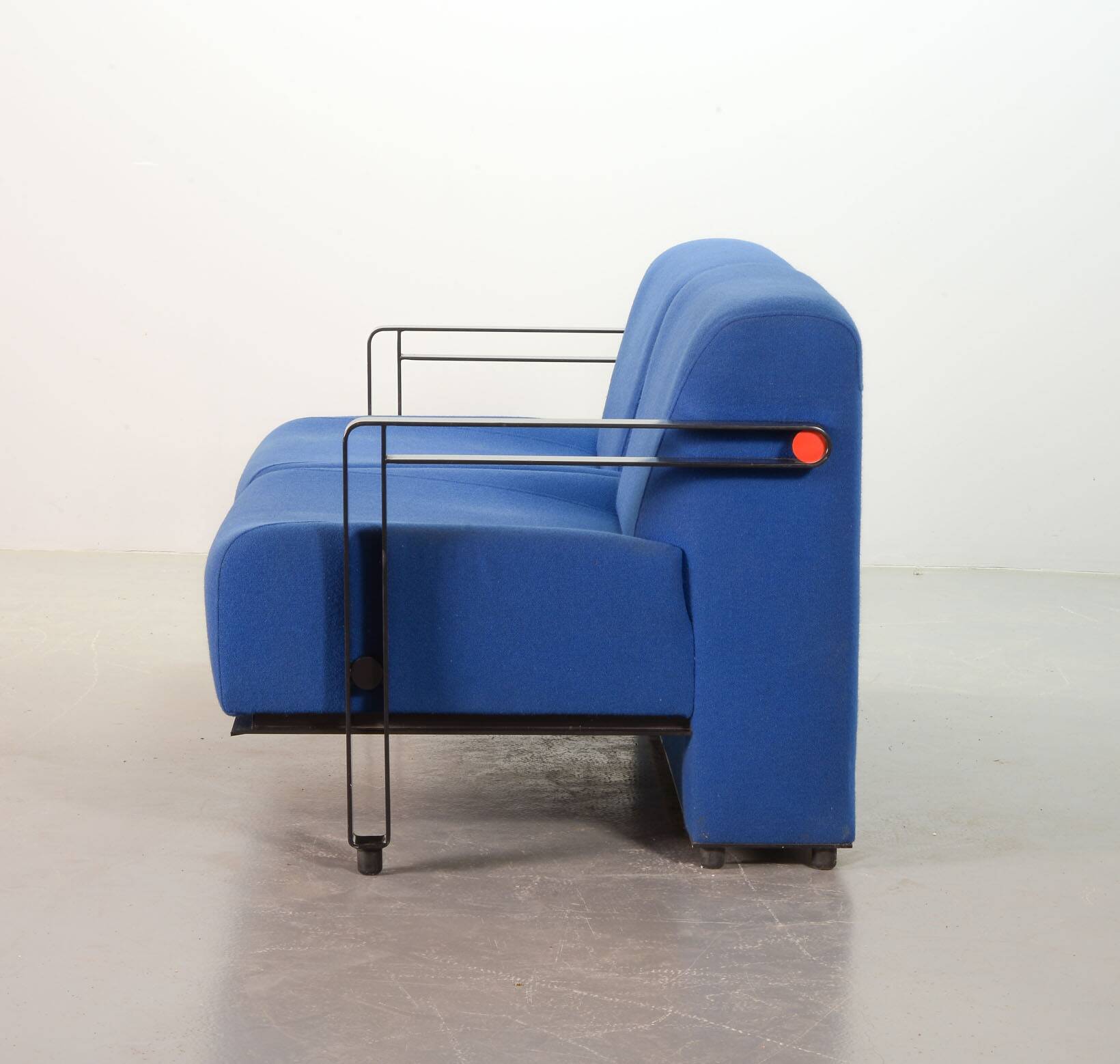 Dutch Design Artifort Sky Blue ‘Transformation’ Two-Seat Sofa Model 952 by