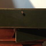 Notary's cardboard box in mahogany-colored cherry wood "Félix Monge"