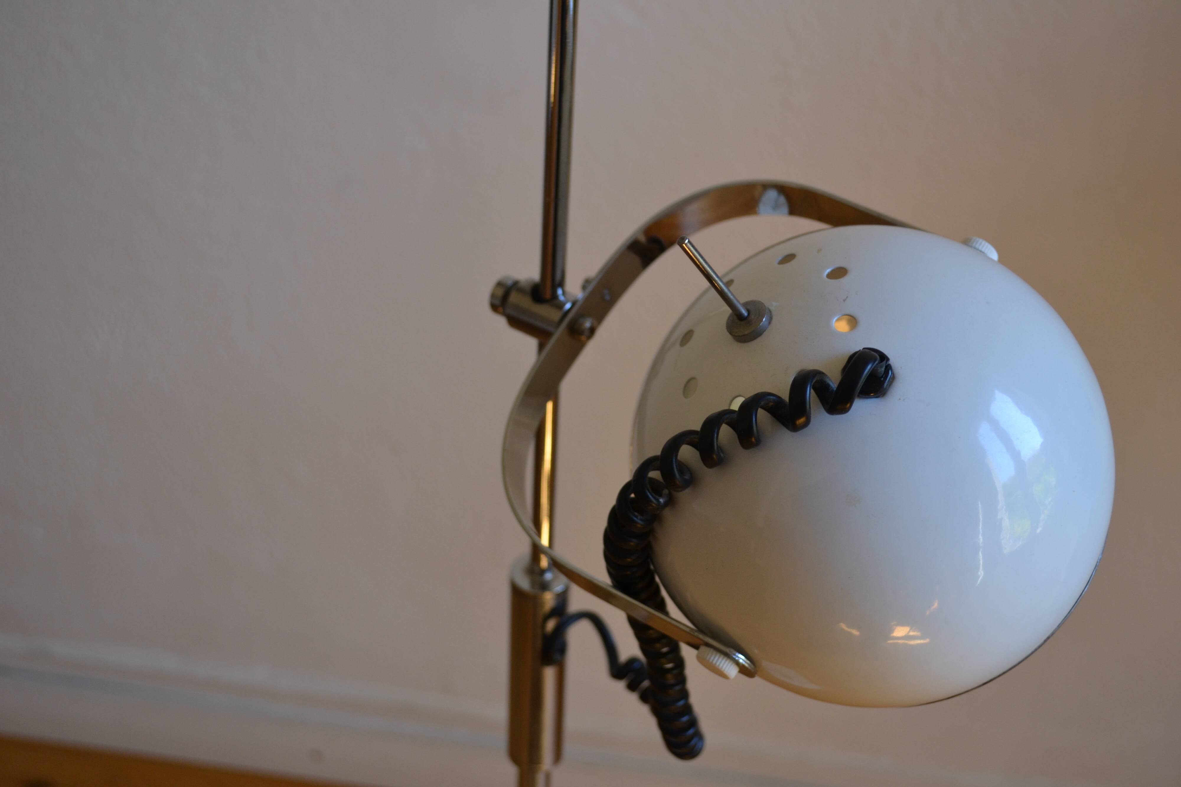 Vintage 1980 Eye Ball Reading Floor Lamp *** cult object of the 80s ***