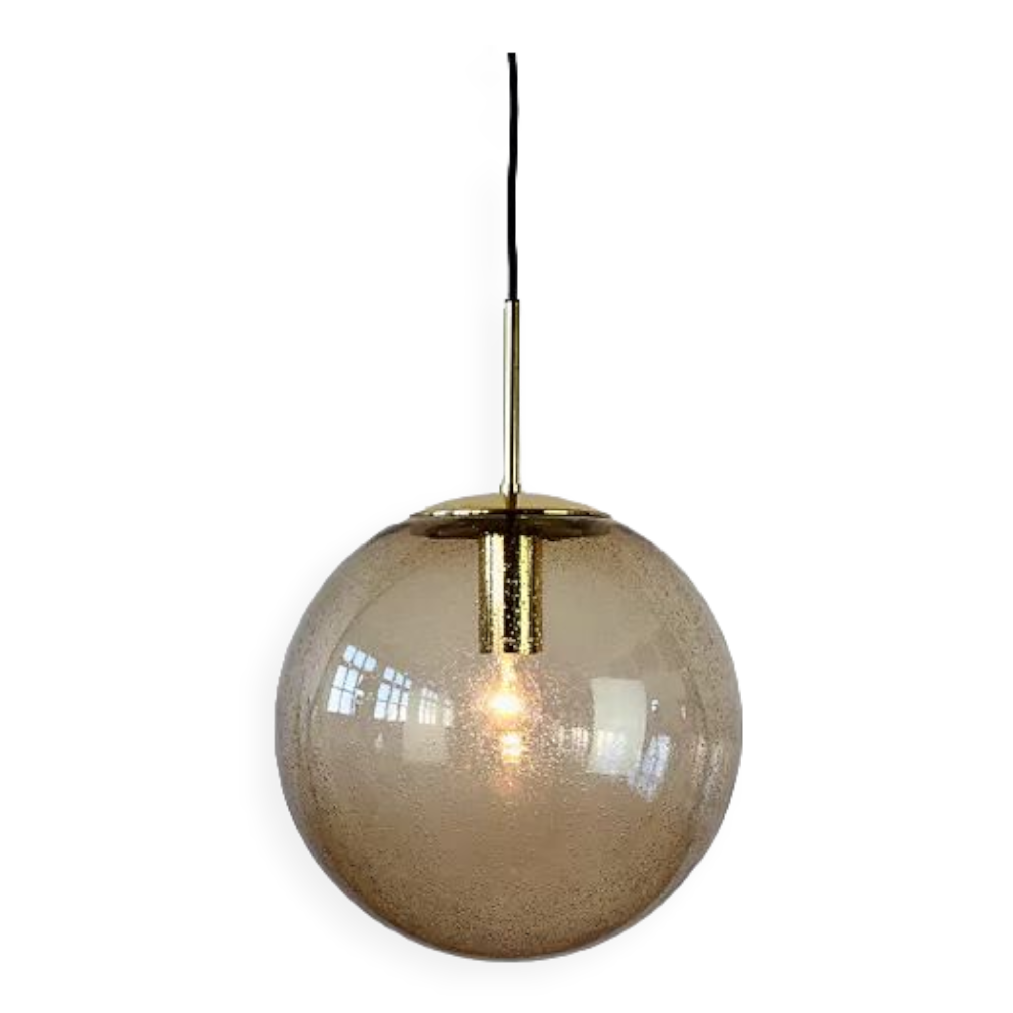 Pendant lamp Glashutte Limburg 60s 70s