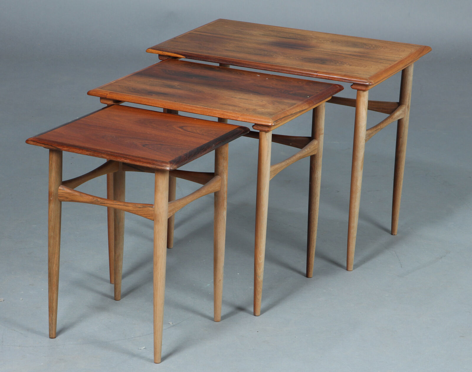 Scandinavian Rosewood nesting tables - Denmark - 1960's