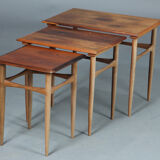 Scandinavian Rosewood nesting tables - Denmark - 1960's