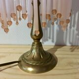 Pair of pink lamps and grapevines