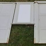 Boiserie XIX° 2x2 portes miroir Louis Philippe H2,46m L4,5m