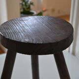 Brutalist modernist tripod stool 1950