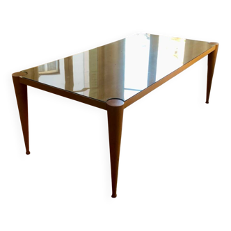 Post-modernist wooden table 1990