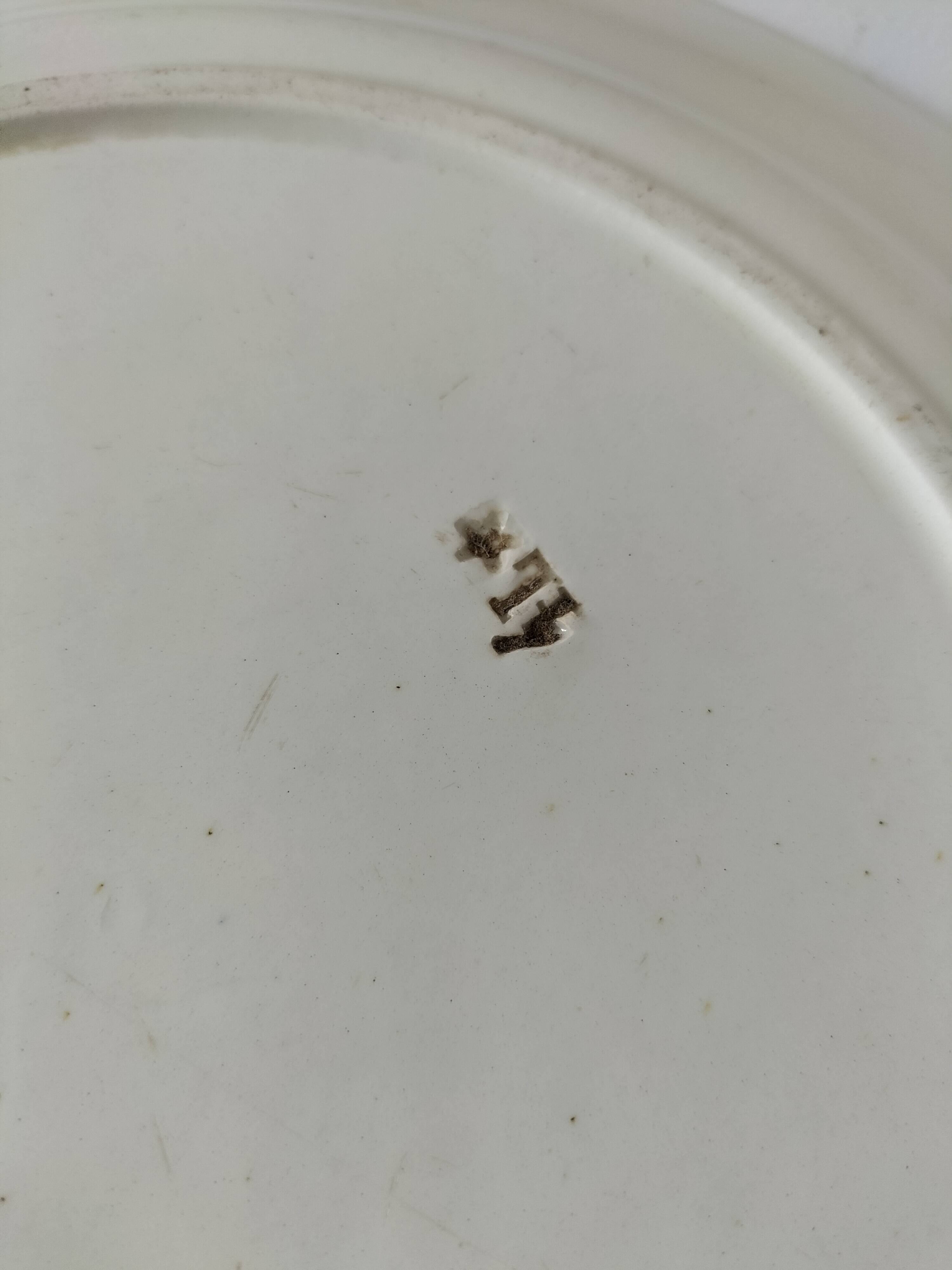 vintage Badonviller round dish