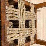 Biedermeier Dining Chair in Cherry Wood and Ink, South Germany, 1820s