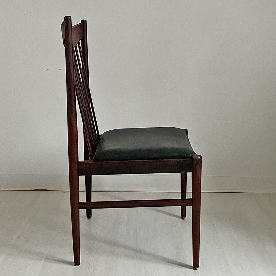Set of 4 Scandinavian rosewood chairs Design Arne VODDER