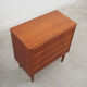 Teak chest of drawers, Danish design, 1970s, made in Denmark