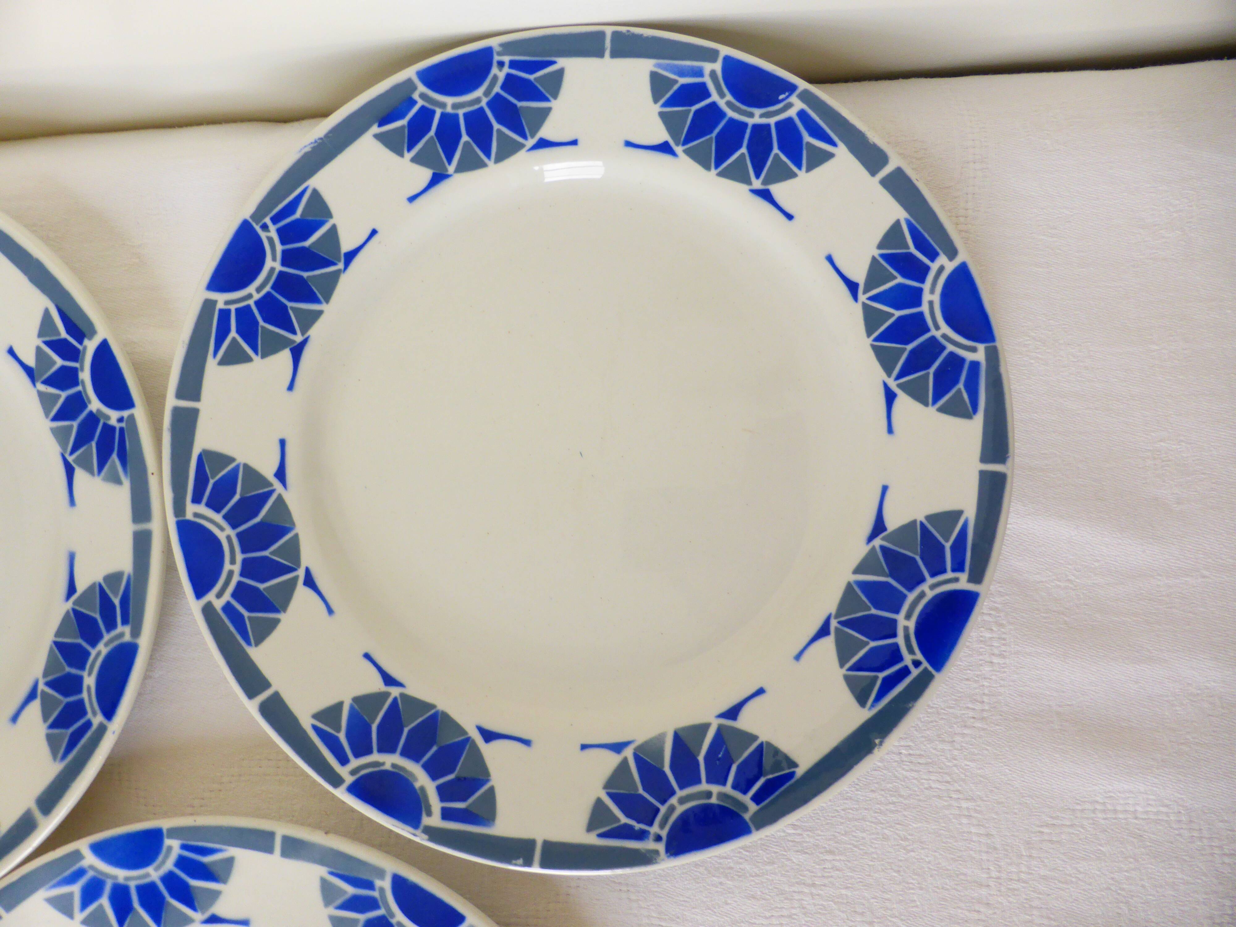 3 flat plates Céranord St Amand model Roxy 2103155