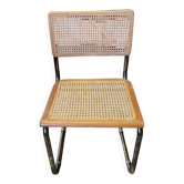 Chaise  de Marcel Breuer en cannage modèle B32