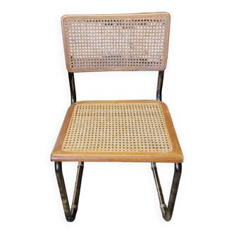 Chaise  de Marcel Breuer en cannage modèle B32