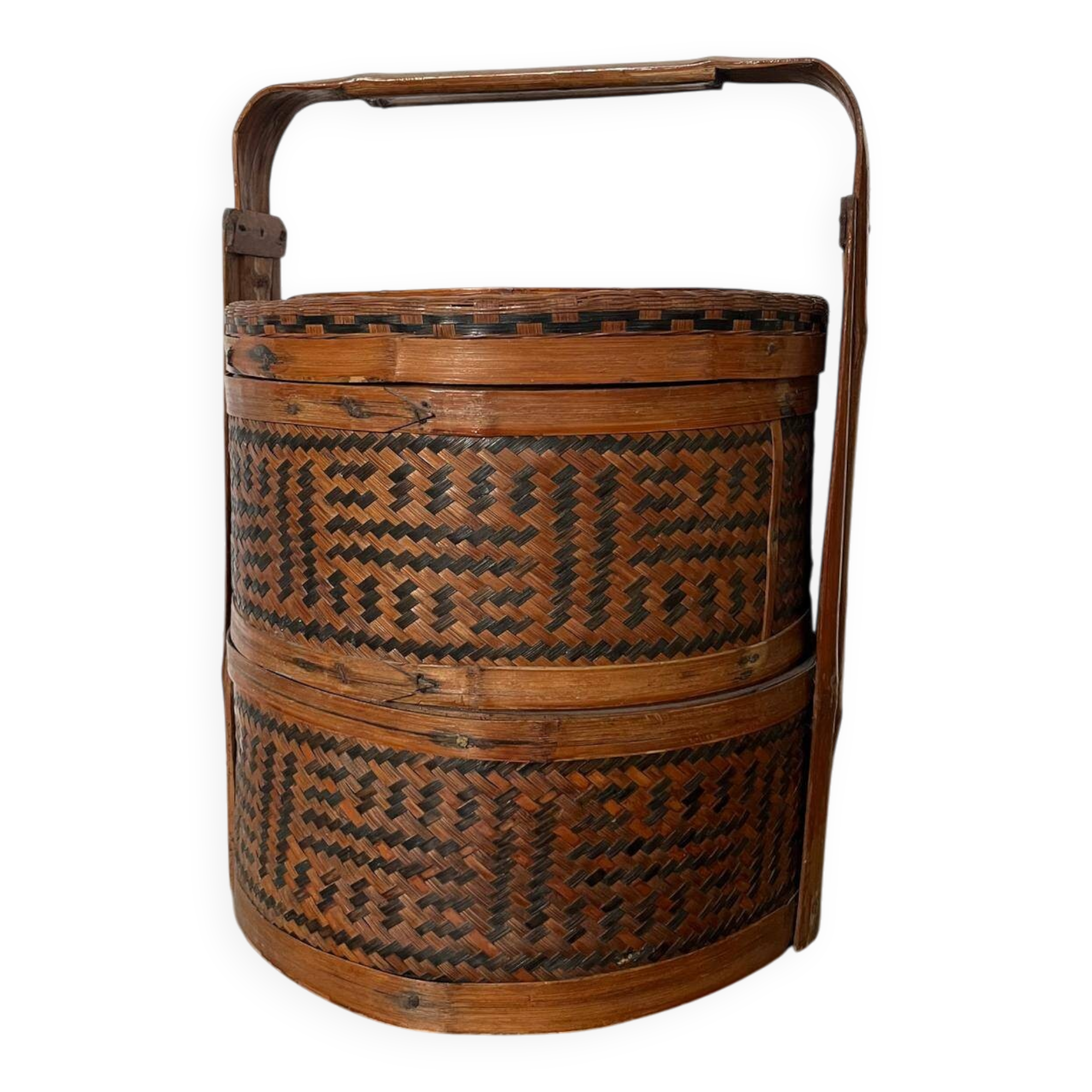 Antique Chinese wedding box with compartments