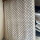 Vintage convertible wooden and cane sofa