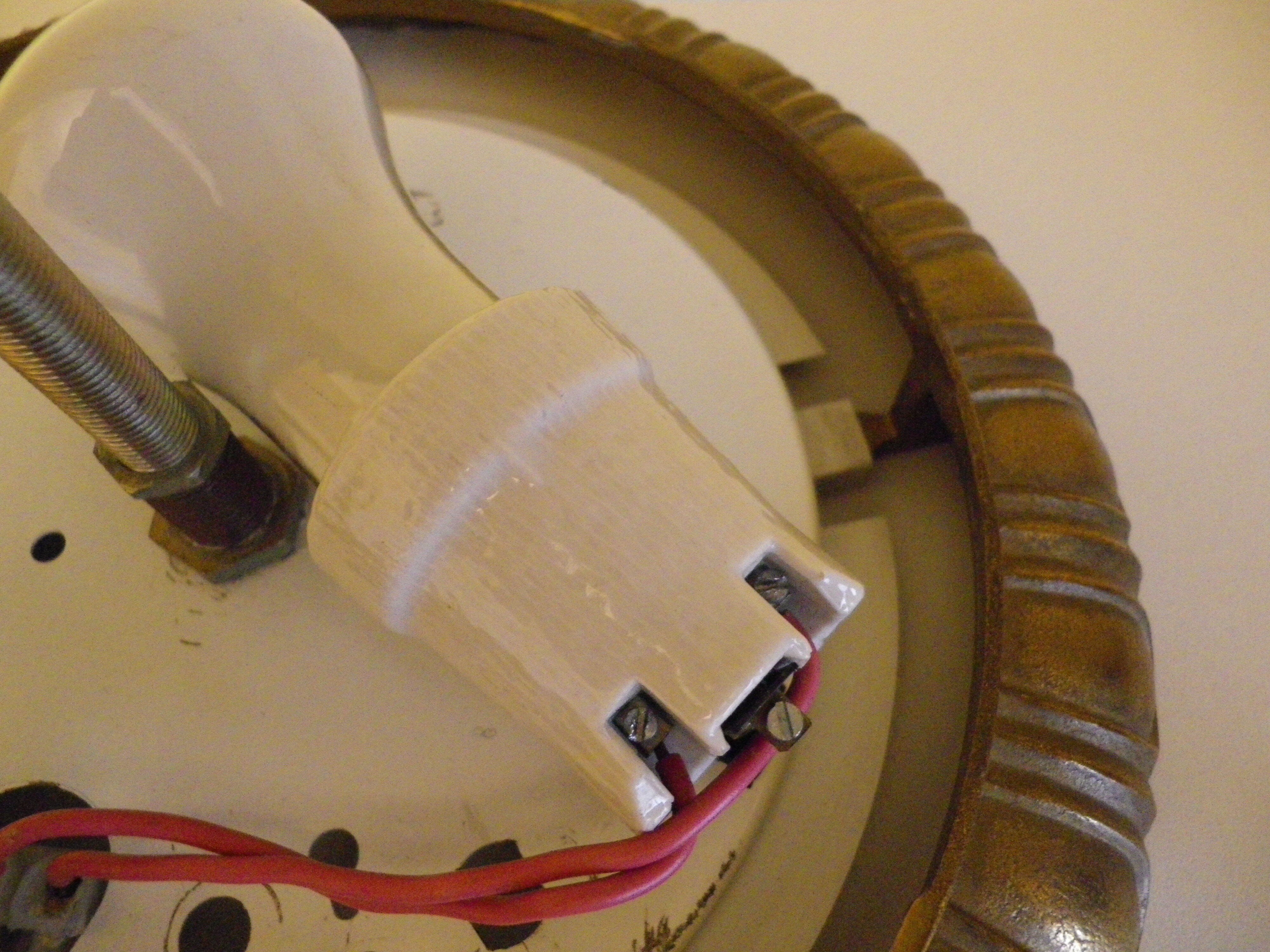 Art Deco-style plafonnier - 1970s