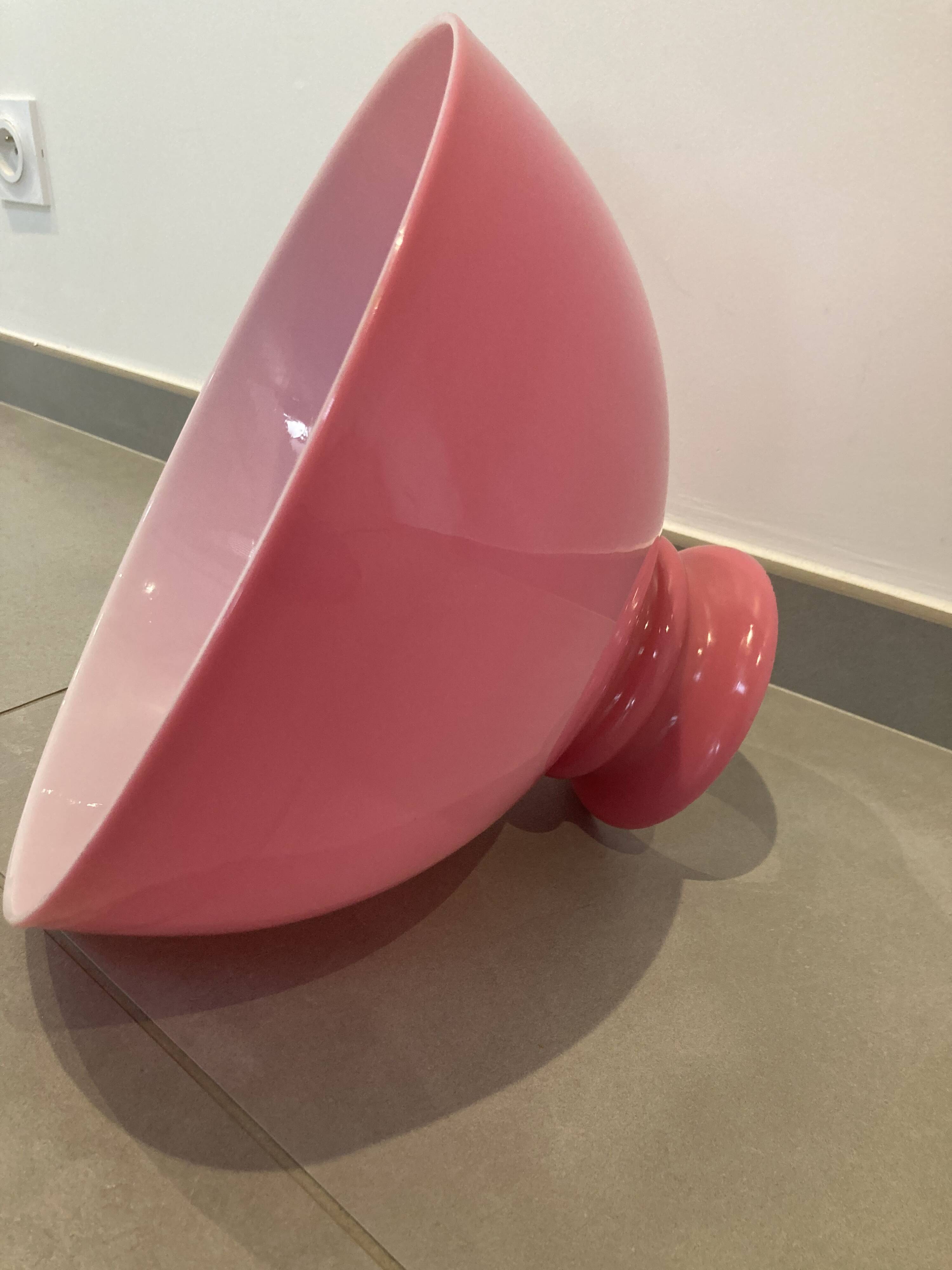 Pink opaline lampshade