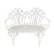 Banquette 2 place en fer forgé années 1960