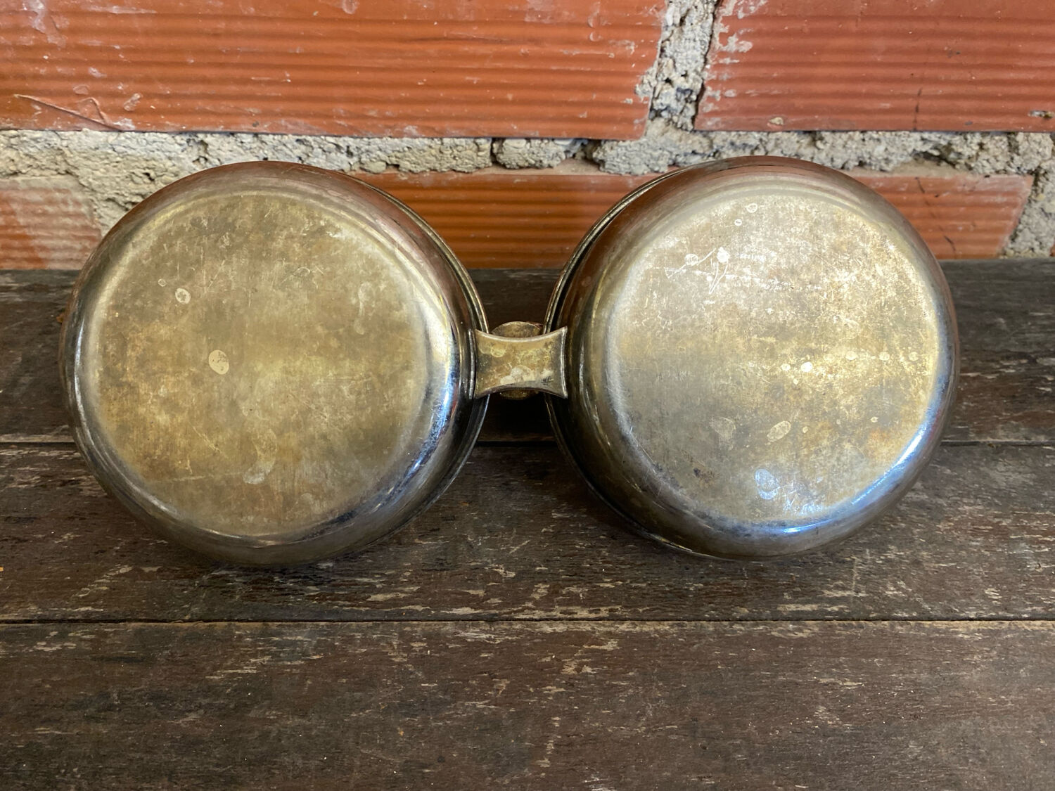 Vintage Double Silver-Plated Serving Dish Former Beggar