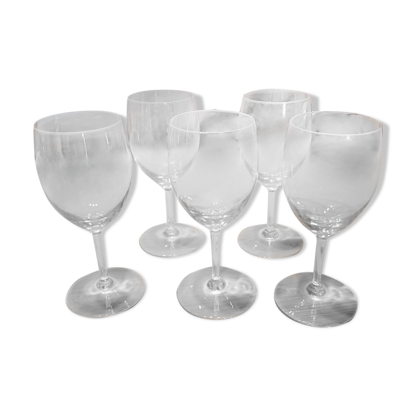 5 crystal edge glasses