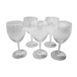 5 crystal edge glasses