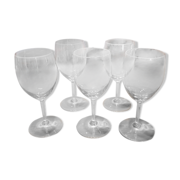 5 crystal edge glasses