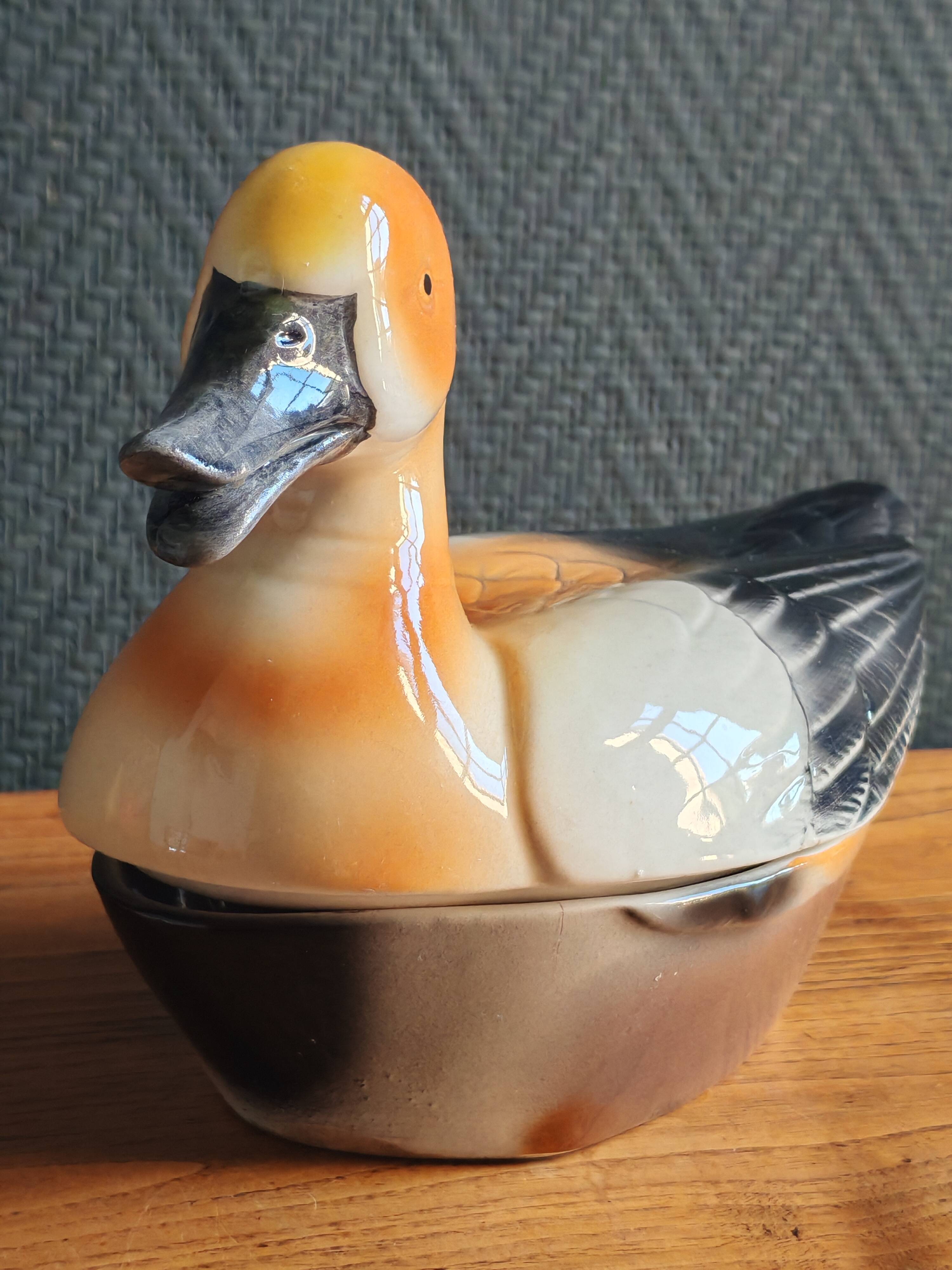 Vintage Duck Terrine in Ceramic – Artisanal Foie Gras Dish