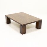 Rolf Middelboe & Gorm Lindum brutalist wenge coffee table 1970