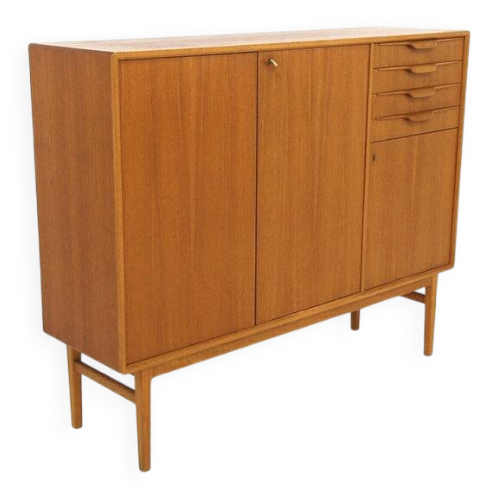 Scandinavian teak sideboard, Bertil Fridhagen, Bodafors, Sweden, 1960