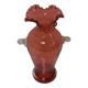 Art Czech glass vase, by Glasswork Novy Bor, 1950s