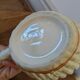 Gravy boat in slipware