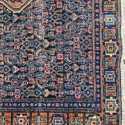 Tapis ancien persan d’orient senneh fait main 102x139 cm