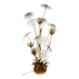 Vintage floral floor lamp hans kogl