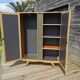 Oak and Rattan wardrobe