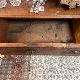 Louis XVI period chest of drawers in walnut, oak and fir, 18th century