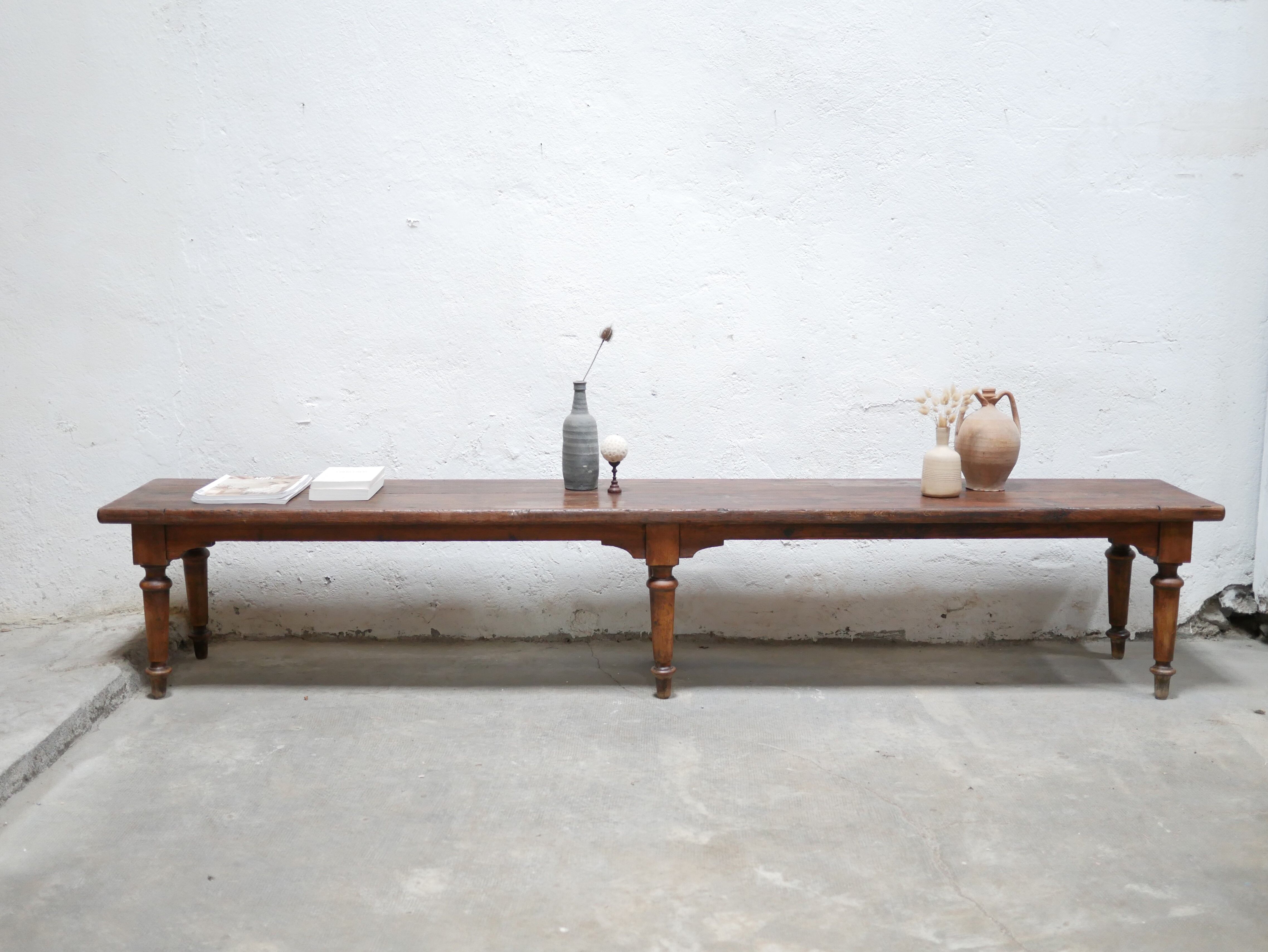 Wooden bench XIX th