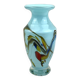 Small colored glass vase