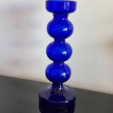 Vintage cobalt blue glass vase