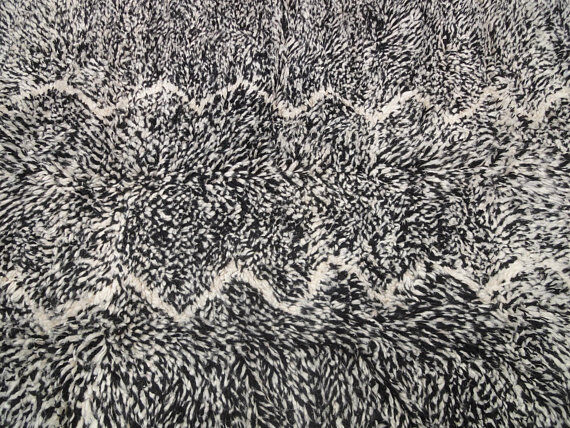 Carpet wool Beni Ouarain Moroccan Berber 250 x 153 cm