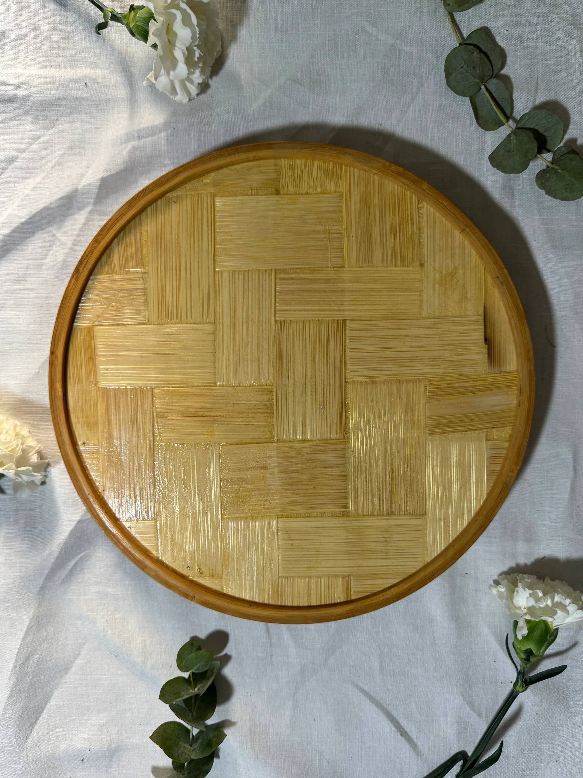 Bamboo butterfly tray