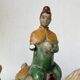 Ming period terracotta equestrian ridge tile