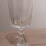8 verres à eau en cristal