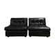 Amanta faux leather armchairs by Mario Bellini for B&B Italia