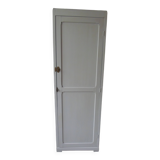 Vintage Parisian wardrobe re-enchanted in pearl gray with waxed finish.