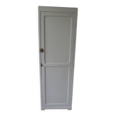 Vintage Parisian wardrobe re-enchanted in pearl gray with waxed finish.