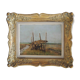 Tableau chasse au canard à l'affut par Eugène Surinx